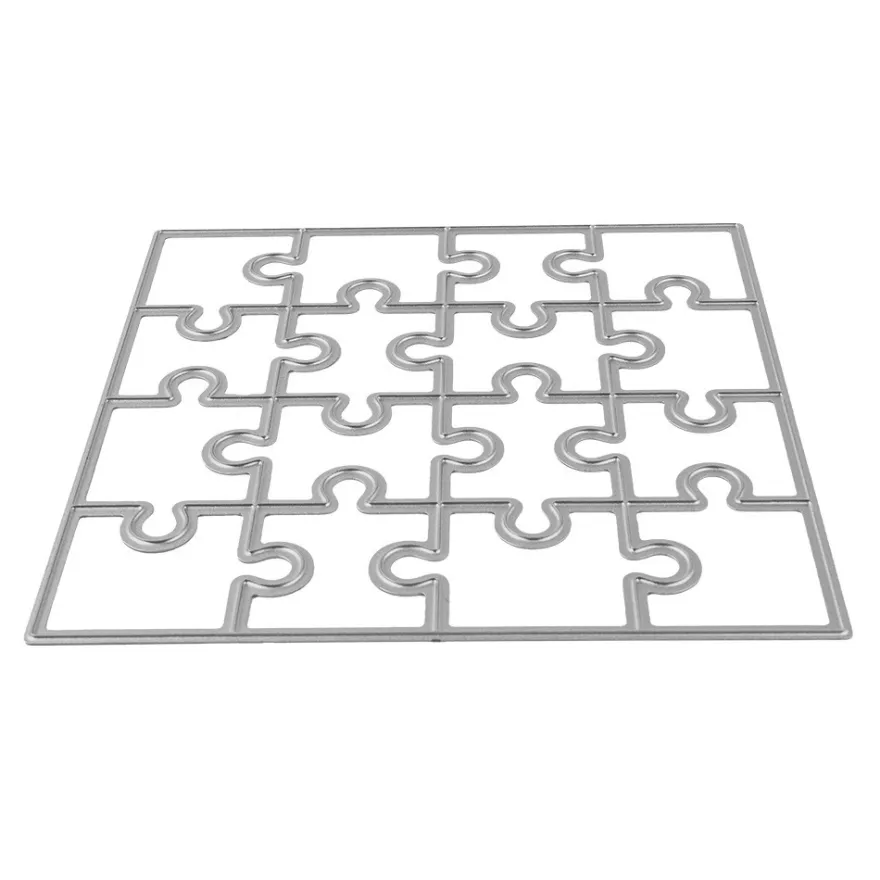 Stanzschablonen, Quadrat & Puzzle-Quadrat, 2 Stück