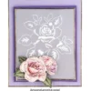 Stanzschablonen, Rose, 2 Stück