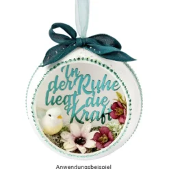 Stanzschablonen, Schriften, Carpe Diem, 2,3cm bis 8,2cm, 3 Stück