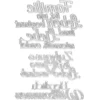 Stanzschablonen, Schriften, Familie & Zuhause, 3 Stück