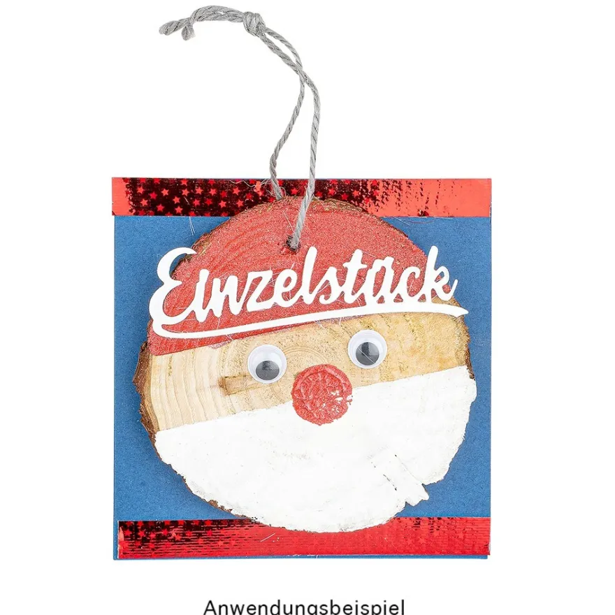 Stanzschablonen, Schriften, Handarbeit, 2,2cm bis 8,4cm, 3 Stück