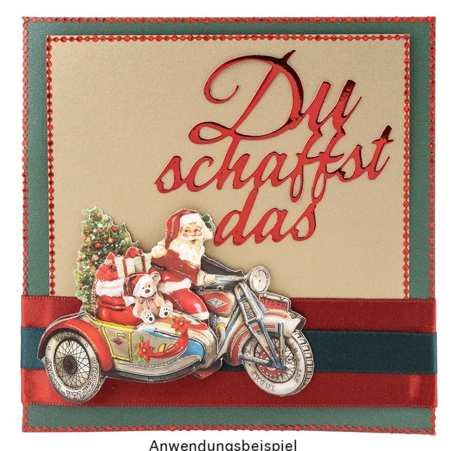Stanzschablonen, Schriften, Motivation 2, 4 Stück