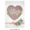 Stanzschablonen, Schriften, Zur Hochzeit 1, 3,2cm bis 8,2cm, 3 Stück