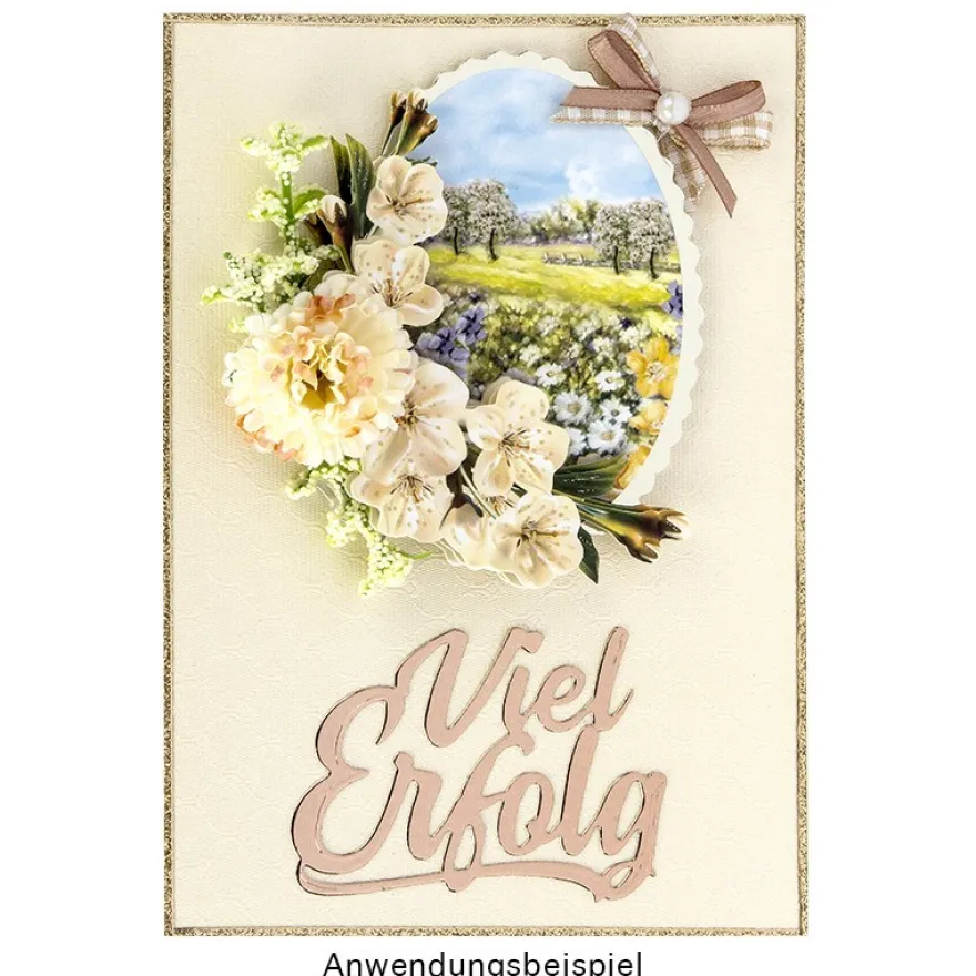 Stanzschablonen, Schriften, Zum Jubiläum, 4cm bis 8,1cm, 3 Stück
