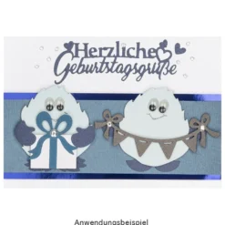 Stanzschablonen, Wichtel zum Zusammensetzen, 54 Stück