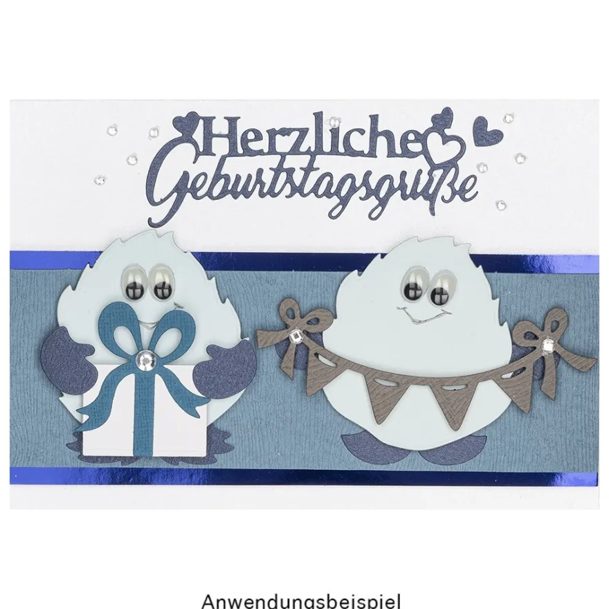Stanzschablonen, Wichtel zum Zusammensetzen, 54 Stück