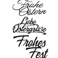 Stanzschablonen, Wünsche & Gratulationen 7, 4cm bis 8,2cm, 3 Stück