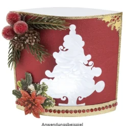 Stanzschablone, Tannenbaum, 11cm x 8,7cm