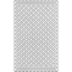 Stanzschablone, Zierdeckchen 7, 13,7cm x 8,8cm