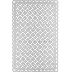 Stanzschablone, Zierdeckchen 7, 13,7cm x 8,8cm