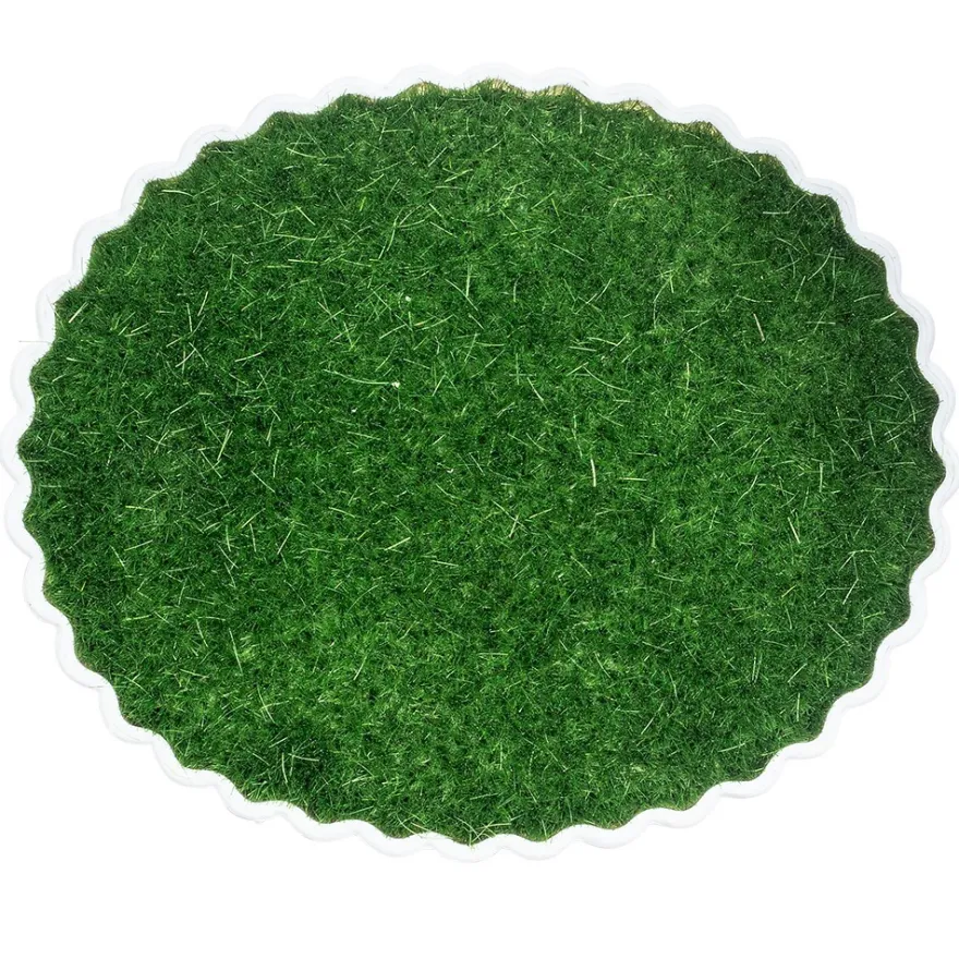 Steckschale Design 4, Steckmasse in Grasoptik, 10,5cm x 8,7cm x 5,5cm