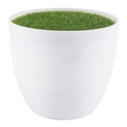 Steckschale Design 2, Steckmasse in Grasoptik, Ø 9,6cm x 8,4cm