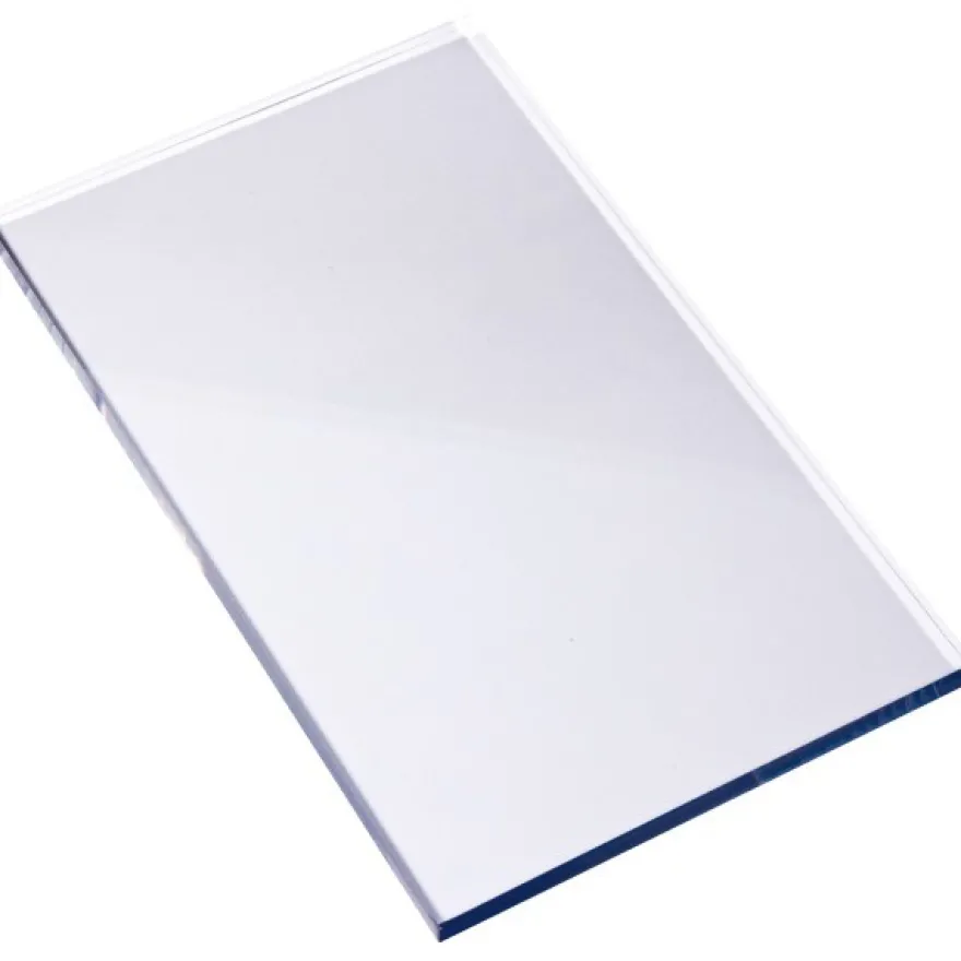Stempel Block, 13,5cm x 8cm x 0,5cm, transparent
