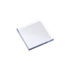 Stempel Block, 4 x 4 x 0,5 cm, transparent