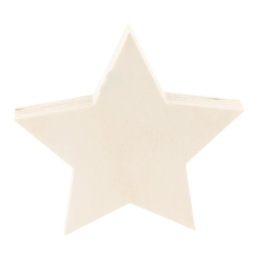 Sterne, Holz, 14cm x 14,5cm x 1,5cm, zum Aufstellen, 2 Stück