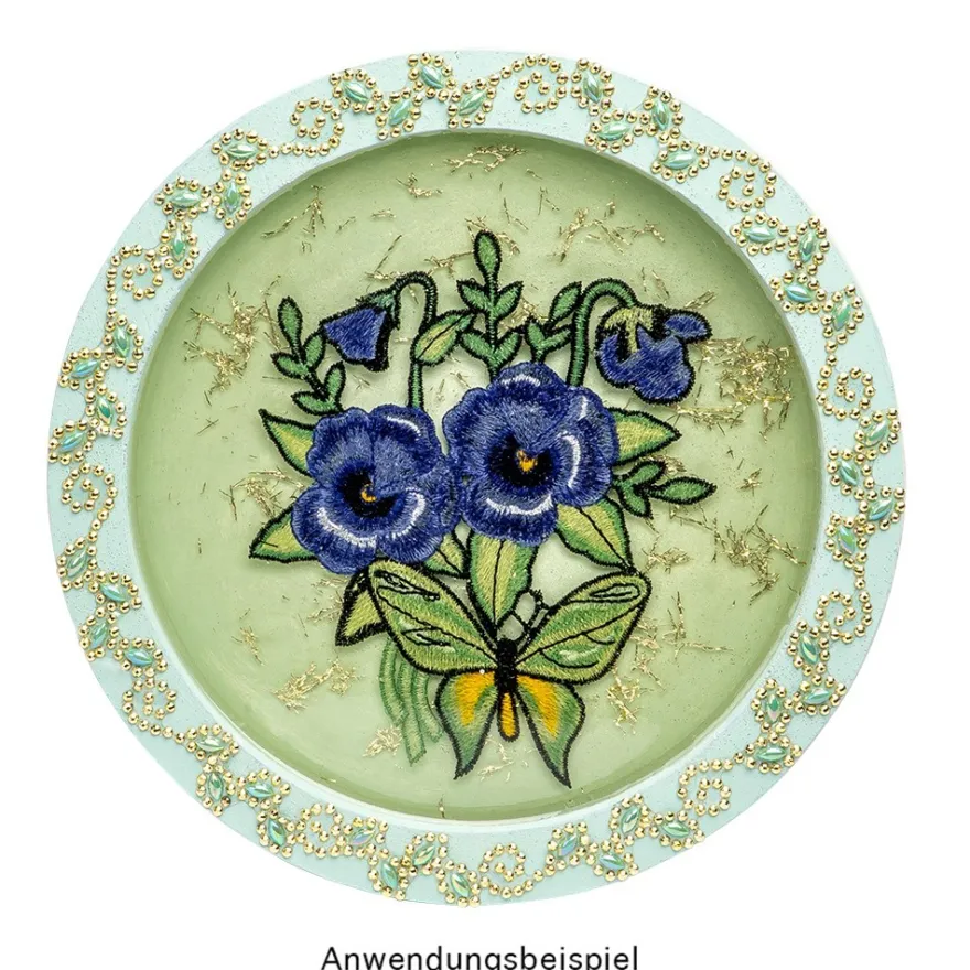 Stick-Designs, Blumenvielfalt, 6,5cm bis 16cm, 10 Stück