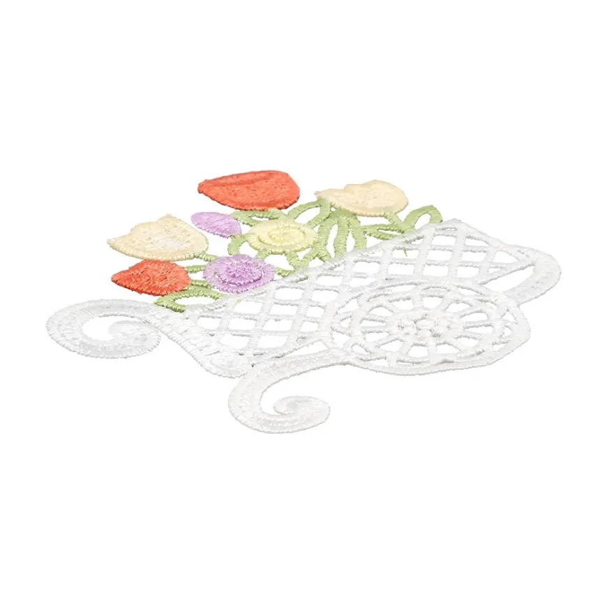 Stick-Designs, Blumenwagen, 8cm bis 11,5cm, 10 Stück