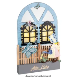 Stick-Designs, Frühlingszeit 1, 9cm bis 13,5cm, 5 Stück
