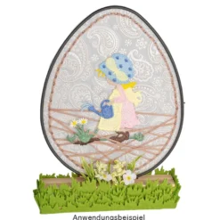 Stick-Designs, Frühlingszeit 1, 9cm bis 13,5cm, 5 Stück