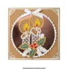 Stick-Designs, Winter/Weihnachten 2, 6cm bis 10cm, 10 Stück