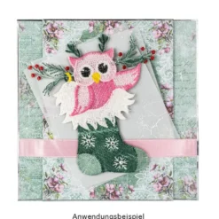 Stick-Designs, Winter/Weihnachten 1, 8cm bis 12,5cm, 5 Stück