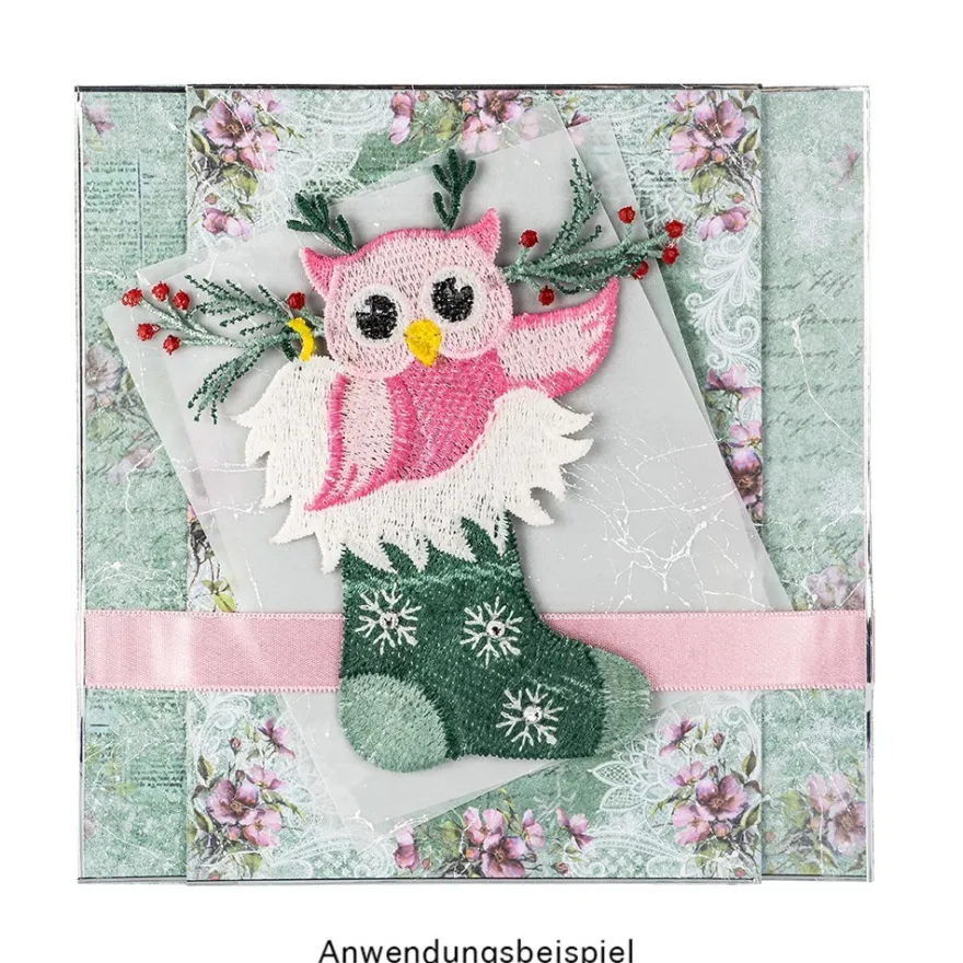 Stick-Designs, Winter/Weihnachten 1, 8cm bis 12,5cm, 5 Stück