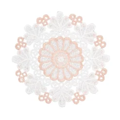 Stick-Designs, Zierdeckchen, Ø 10cm bis 10,5cm, 10 Stück