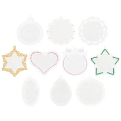 Stick-Designs, Zierrahmen, 6cm bis 10cm, 10 Stück