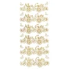 Sticker, Alles Gute, Perlmuttlfolie, gold