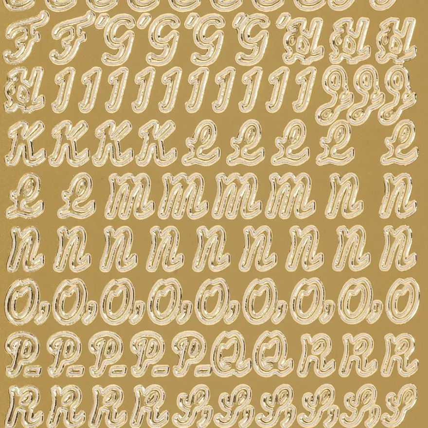 Sticker Alphabet*