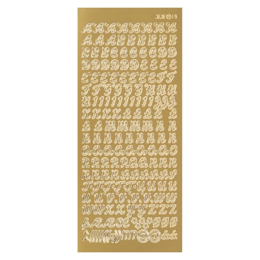 Sticker Alphabet*