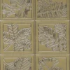 Sticker, Blatt-Rahmen, gold