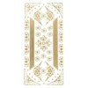 Sticker, Blumen-Ornamente, Ecken & Linien, Perlmuttfolie, gold