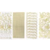 Stickerbogen, Muttertag, Spiegelfolie, gold, 4 Stück