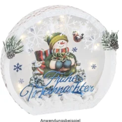 Stickerbogen, Schneemänner, 10x30cm, 10 Stück