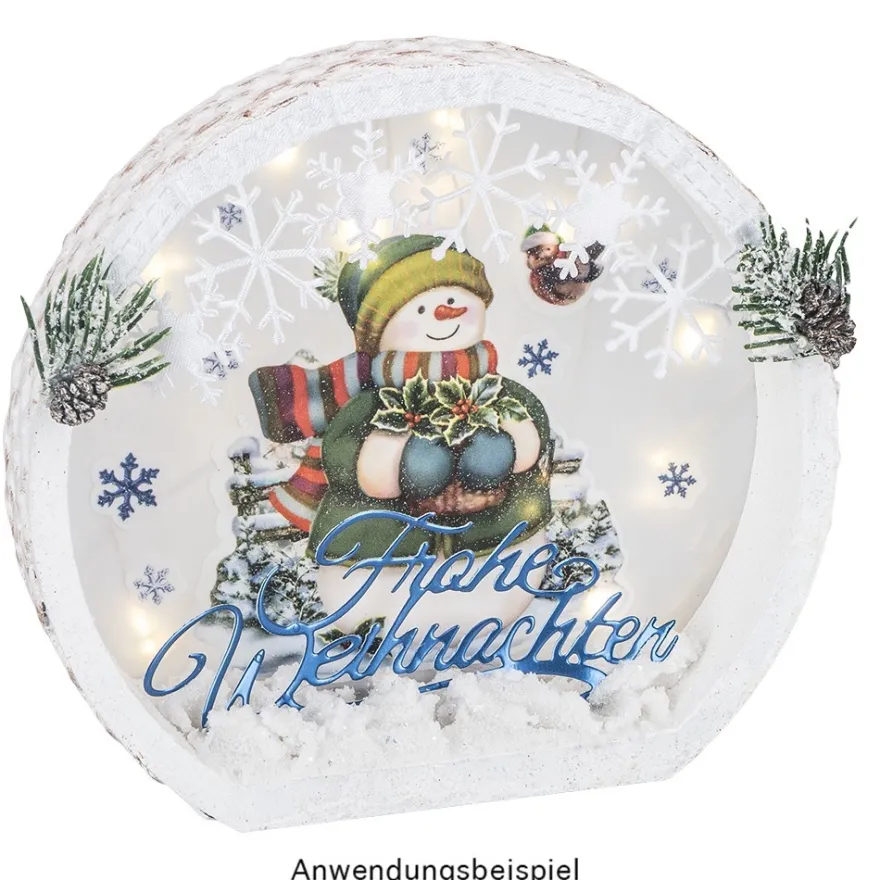 Stickerbogen, Schneemänner, 10x30cm, 10 Stück
