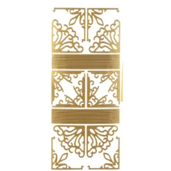 Sticker Ecken & Linien, gold