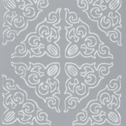 Sticker, Ecken 2, Perlmuttfolie, silber