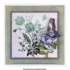 Sticker, edle Eck-Ornamente, gold