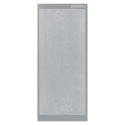 Sticker, feine Bordüren, Perlmuttfolie, silber