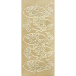 Sticker, Frohe Festtage, gold
