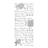Sticker, Frohes Fest, silber