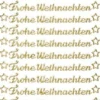 Sticker, Frohe Weihnachten, gold