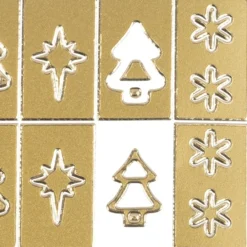 Sticker Frohe Weihnachten, gold
