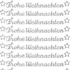 Sticker Frohe Weihnachten, silber