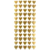 Sticker, Herzen, gold