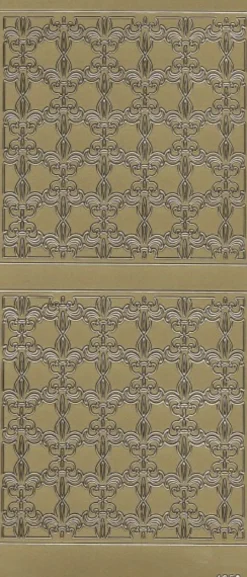 Sticker, Hintergrundornamentik, französische Lilie, gold