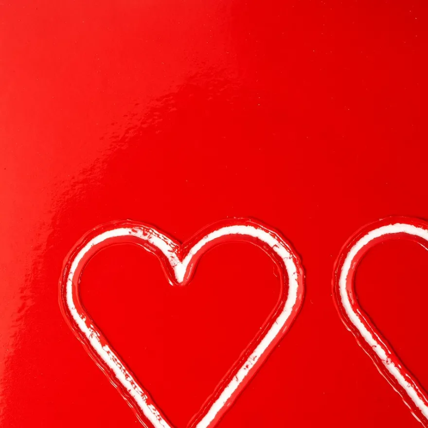Sticker, I love you/Herzen, rot