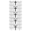 Sticker, Kreuze 2, Lackfolie, schwarz