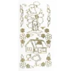 Sticker, Landschaften, gold